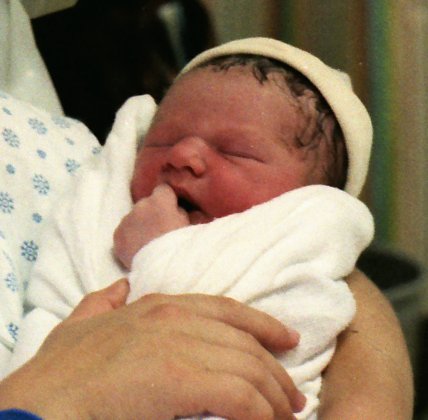 Drug free natural birth of our third son, Tim, Bradley Method (r) natural birth prep