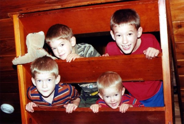 4 brothers all born with out pain medication via the Bradley Method (r) natural childbirth preparation classes.